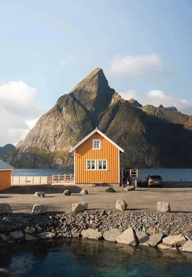 不输冰岛的北极圈胜地打卡雪山群峰下的红色渔村推开窗就是极光!(图50)