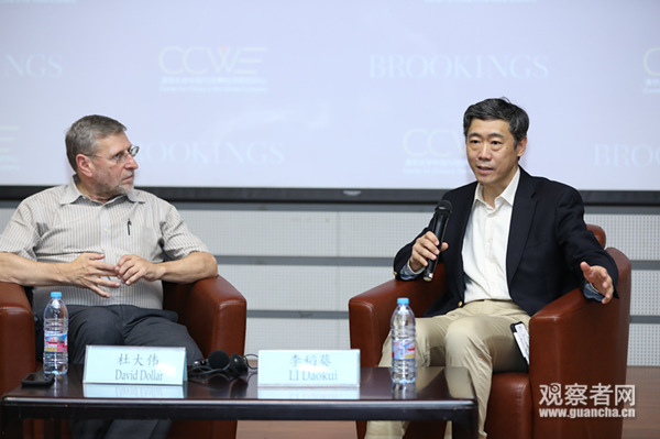 杜大伟对话李稻葵:特朗普面临的最大问题不是中美贸易而是国家颜色问题-李稻葵、杜大伟(图1)